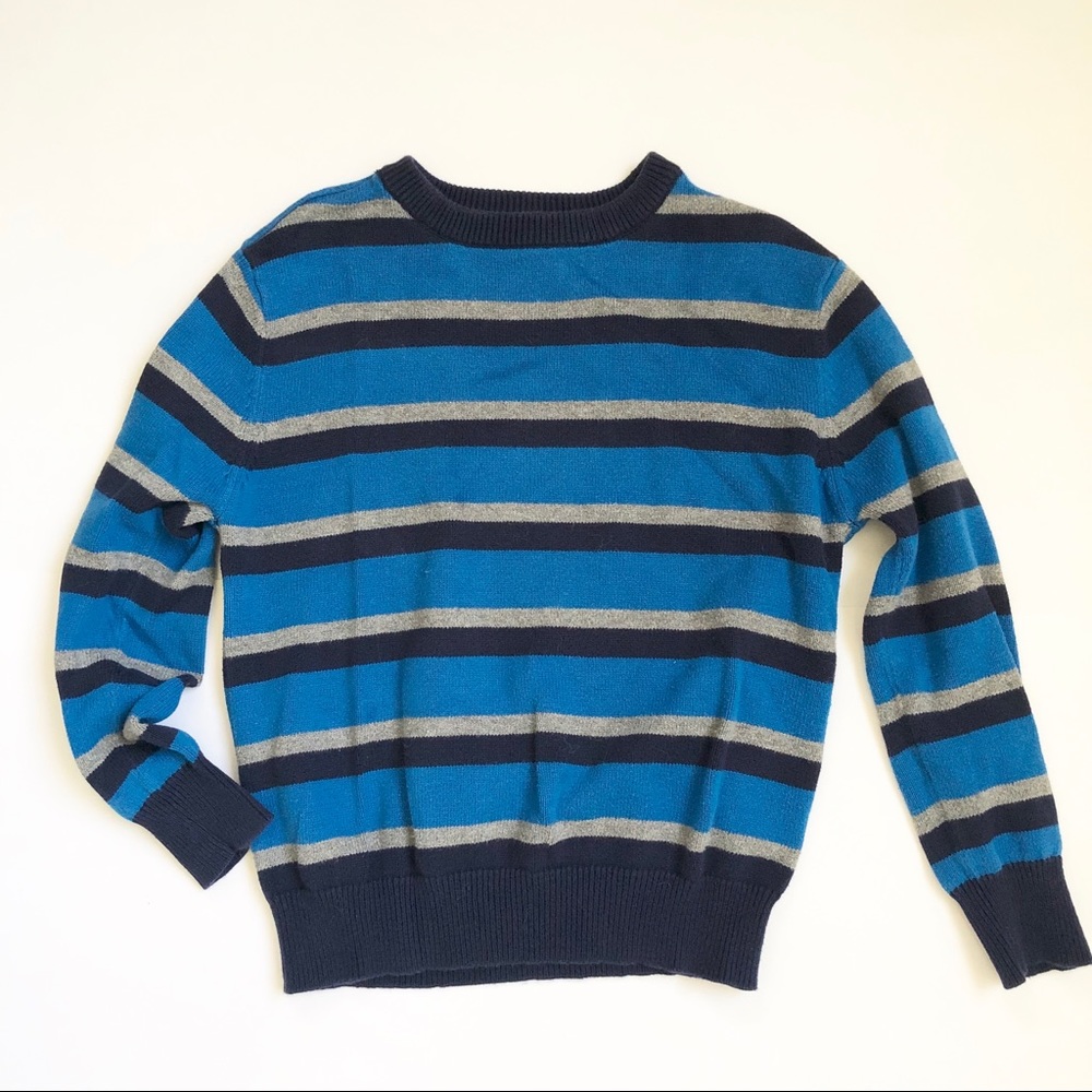 Cherokee Blue Striped Sweater.